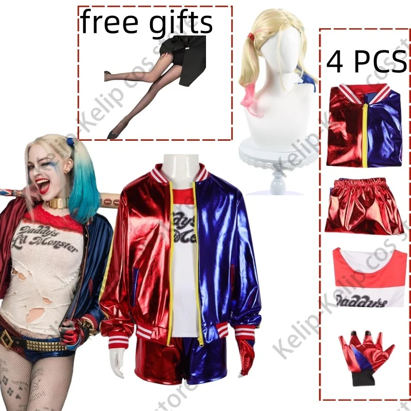 Anime Harley Quinn Cosplay - Anime Harley Quinn Cosplay Costume Adult