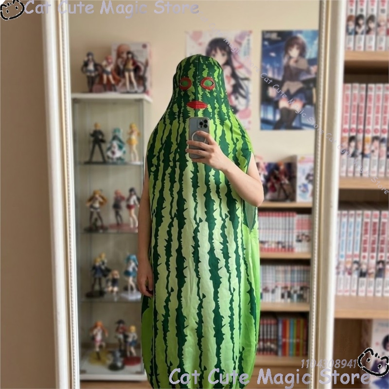 Anime Cosplay Tiktok - Watermelon Cosplay Outfit TikTok Halloween Christmas