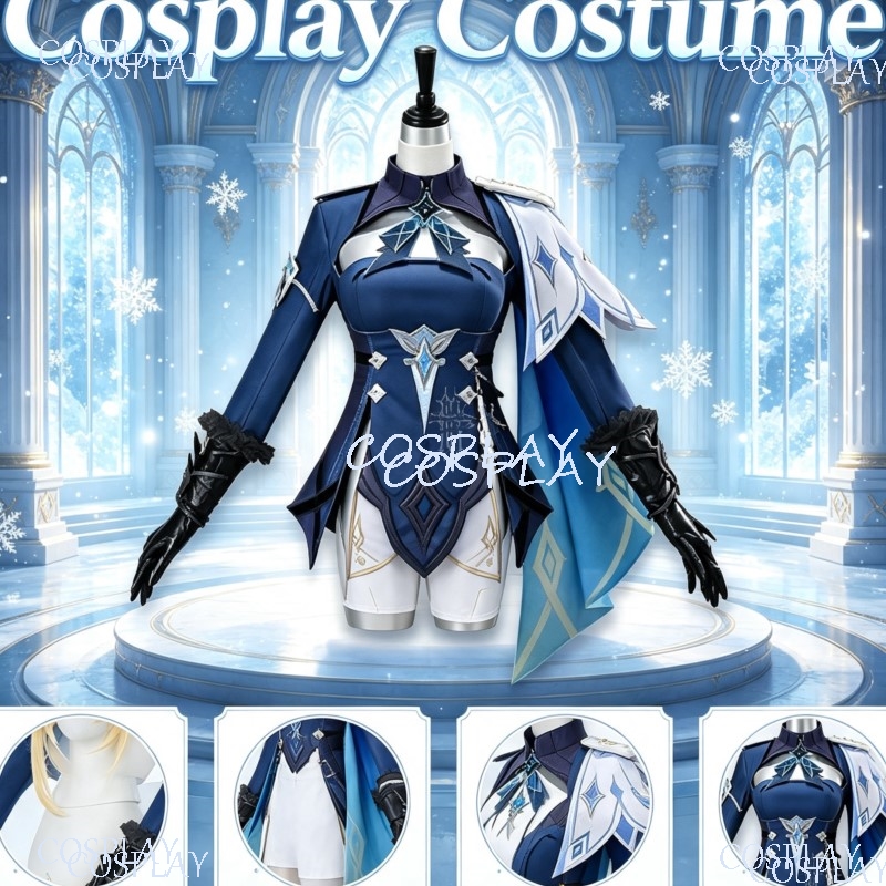 Anime Cosplay Events - Genshin Impact Traveler Snezhnaya New Look