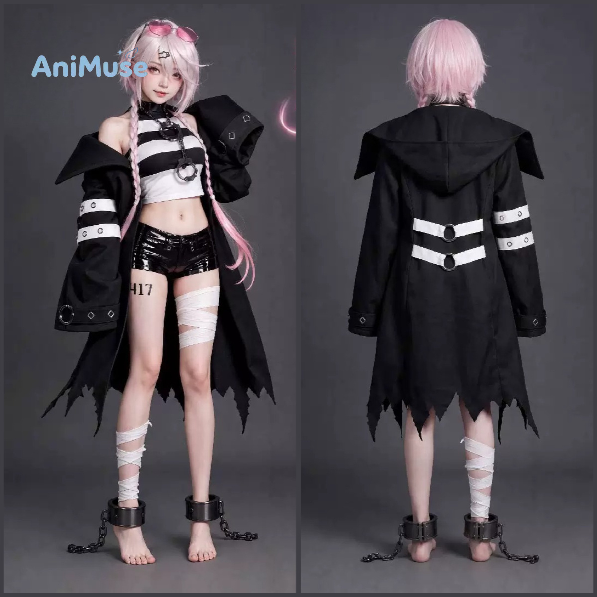 Anime Cosplay Youtuber - Yuika Shiina Virtual YouTuber Cosplay Costume