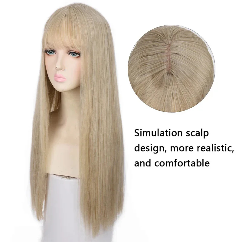 Cosplay Anime Pink Hair - 2026 Houyan synthetic long straight hair