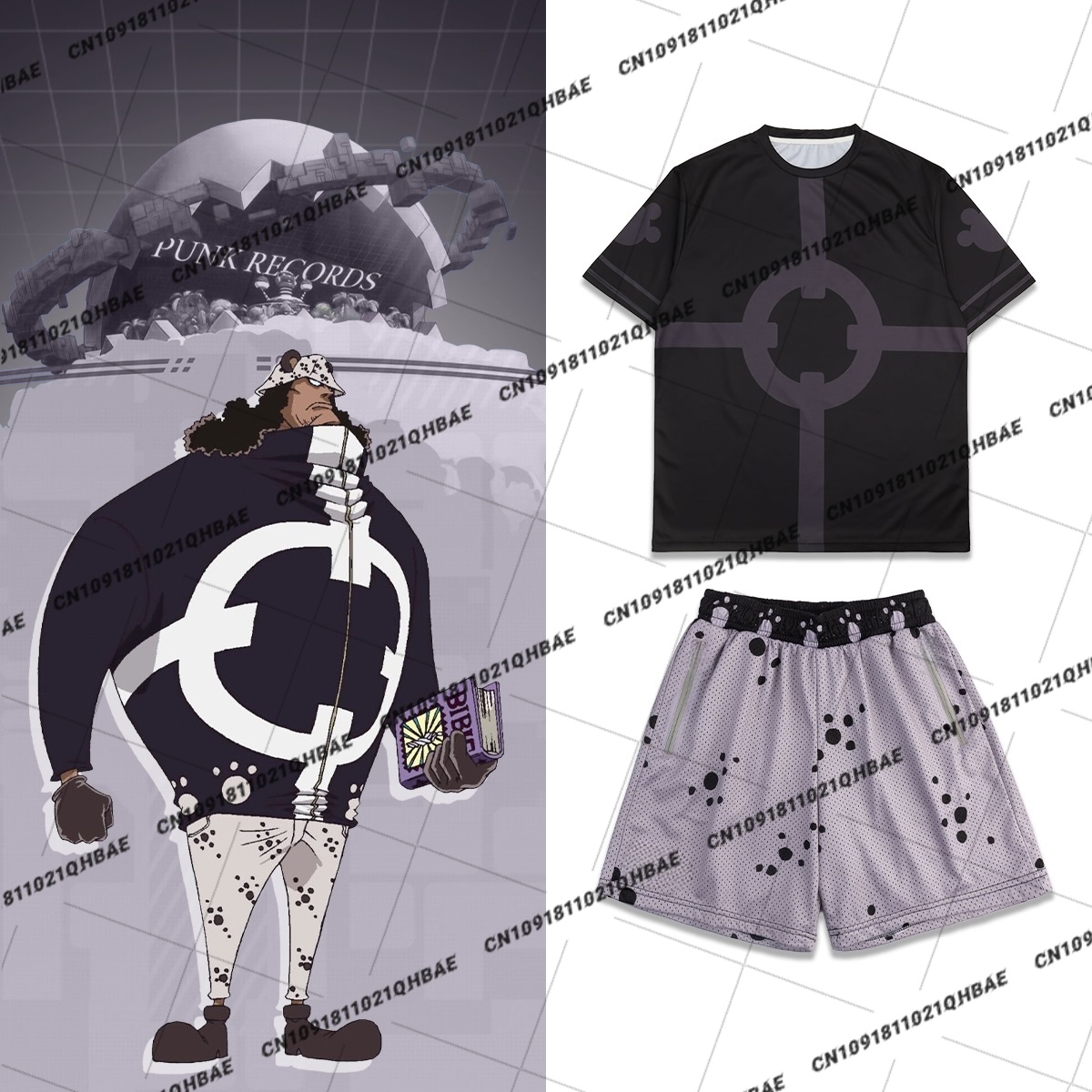 Costume Anime Cosplay - New Egghead Island Bartholemew Kuma Anime