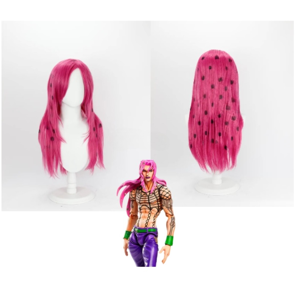 Cosplay Anime Pink Hair - JoJo Bizarre Adventure Golden Wind Diavolo