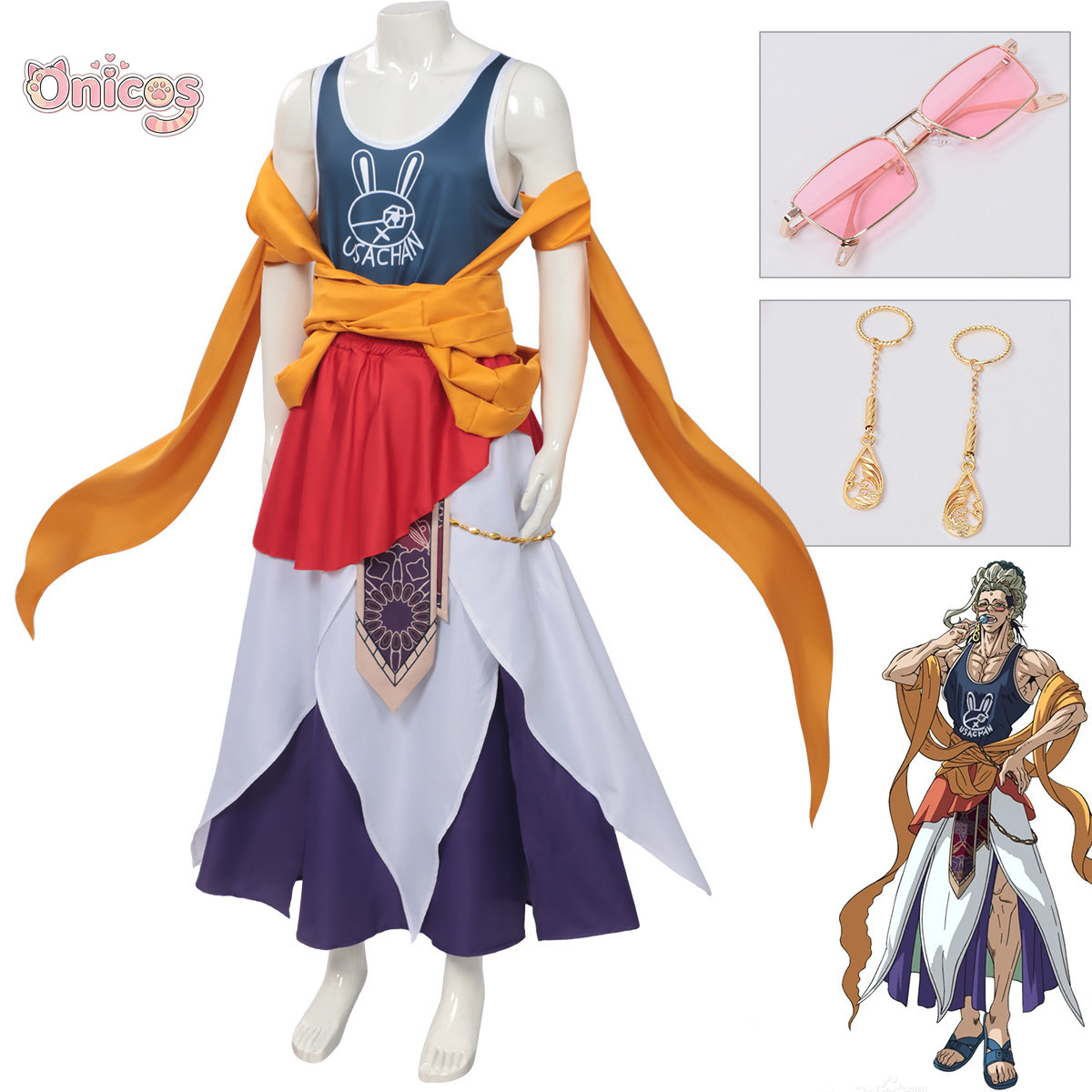 Record of Ragnarok Buddha Cosp - Costume Anime Cosplay review and price