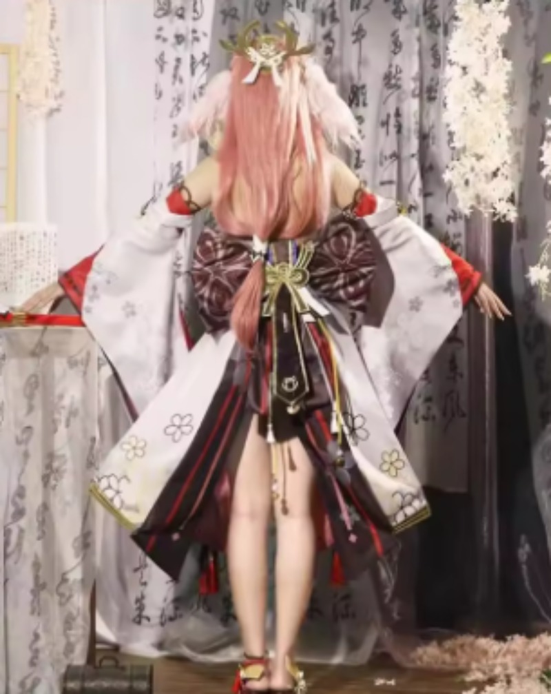 Genshin Impact Yae Miko Cospla - Anime Cosplay Kostüm review and price