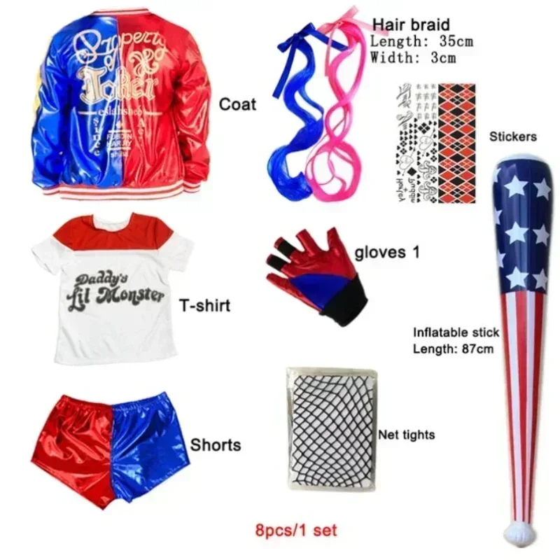 Just Saiyan  Carnival Kids Gir - Anime Harley Quinn Cosplay review and price