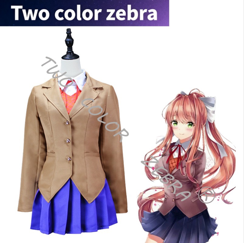 Doki Doki Literatur club Rolle - Anime Cosplay Kostüm review and price