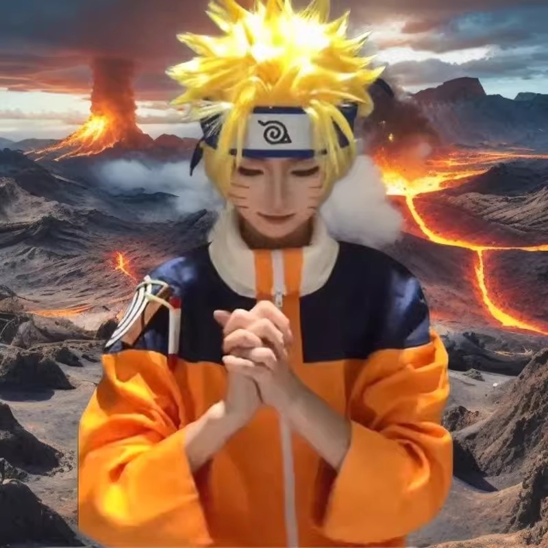Uzumaki Cosplay Costume Orange - Anime Cosplay Naruto review and price