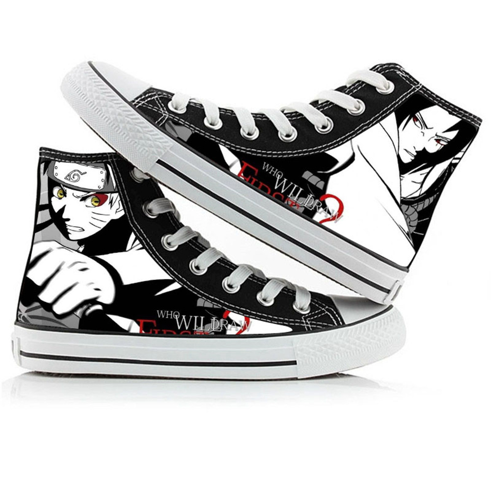 Naruto Uzumaki High-Top Canvas - Anime Cosplay Ideas Girl review and price