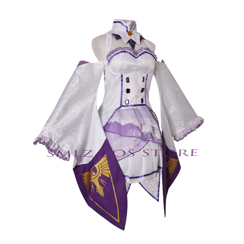 Emilia Cosplay Anime Re Zero K - Anime Cosplay Wigs review and price