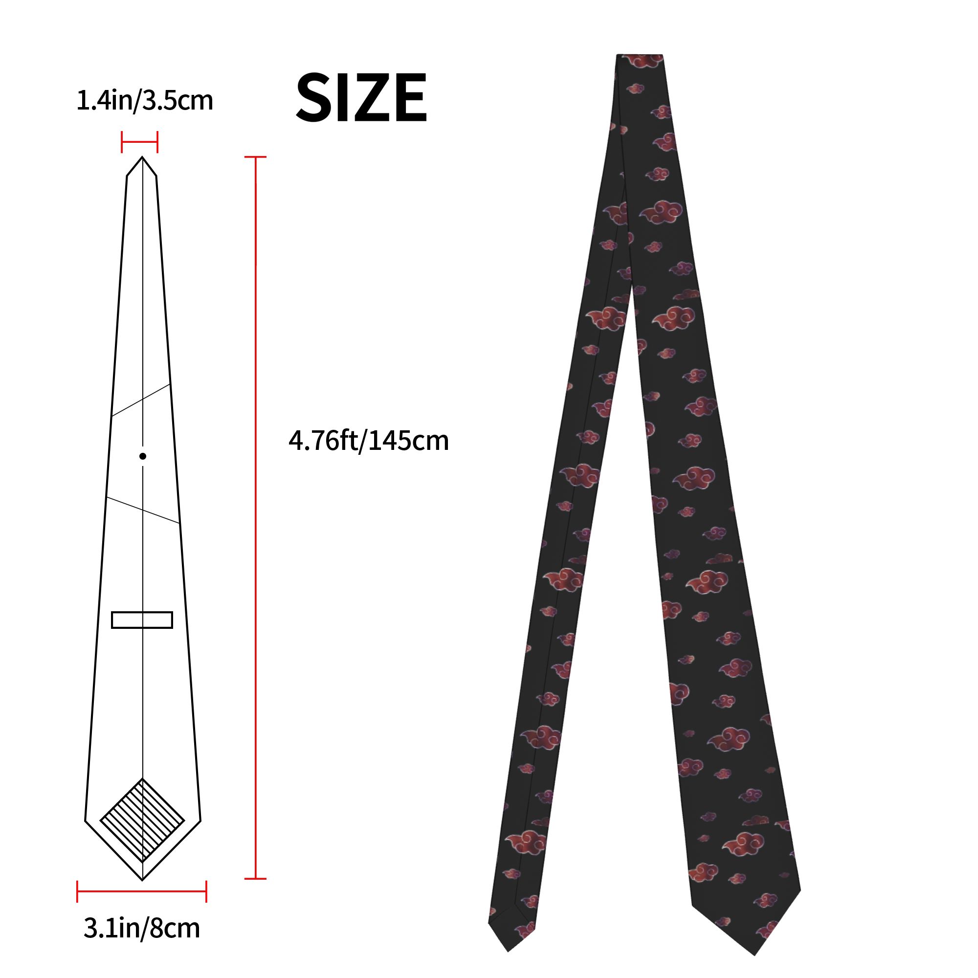 Custom Uchiha Sasuke Tie Mens  - Anime Cosplay Naruto review and price