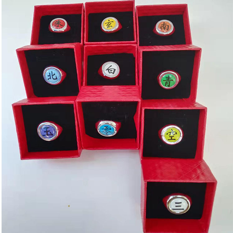 Hot Anime Accessories Ring Aka - Anime Cosplay Naruto review and price