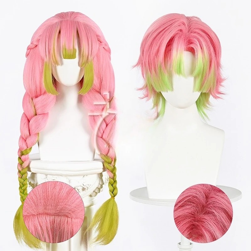 Kanroji Mitsuri Cosplay Wig Pi - Cosplay Anime Pink Hair review and price