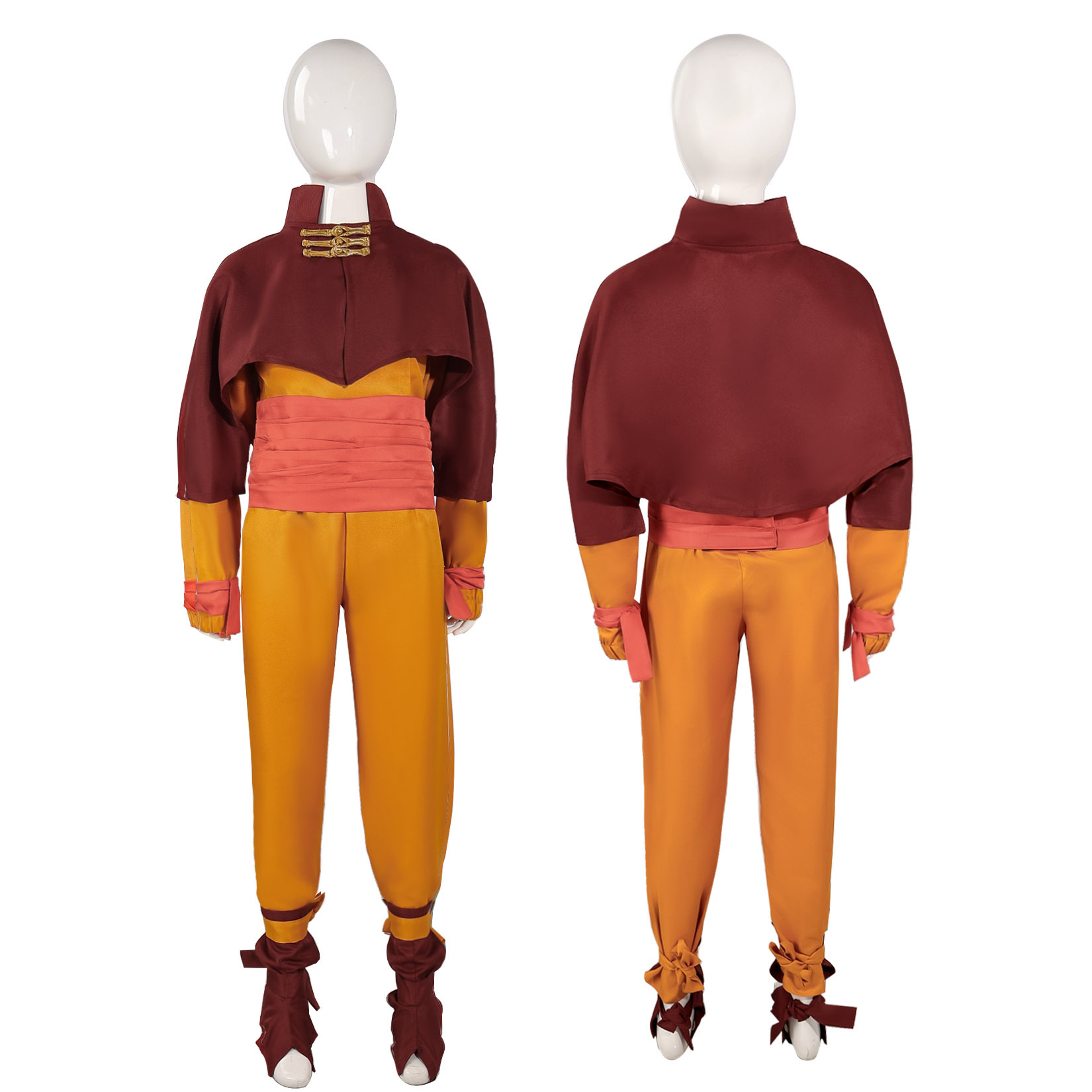 Aang Cosplay Costume Live-acti - Live Action Anime Cosplay review and price