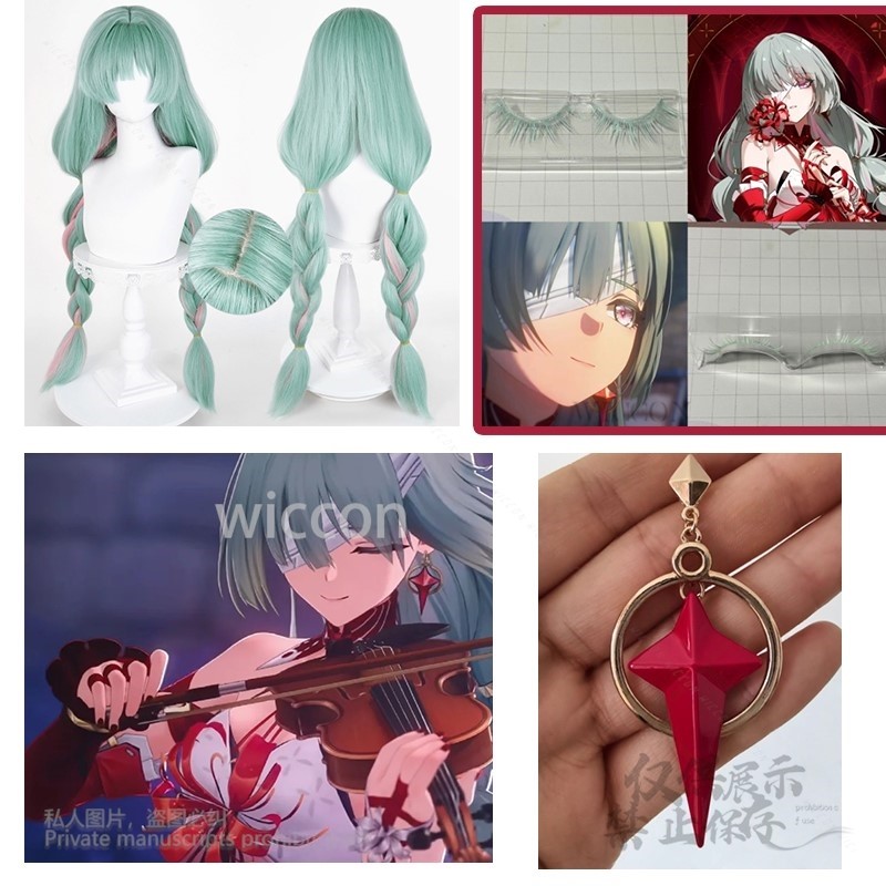 Anime Phrolova Cosplay Wig Gre - Costume Anime Cosplay review and price