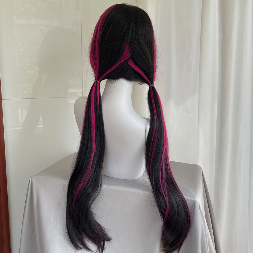 High Quality Movie Draculaura  - Cosplay Anime Pink Hair review and price